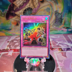 An Ultra Rare "Gozen Match" card from the Yugioh Set: Magnificent Mavens (MAMA).