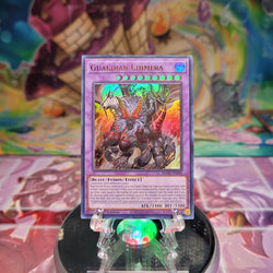 An Ultra Rare "Guardian Chimera" from the Yugioh Set: Maze of Memories (MAZE).