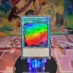 An Ultra Rare "Hieratic Seal of Convocation" card from the Yugioh Set: Ghosts From the Past (GFTP).