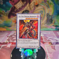 A Super Rare "Hot Red Dragon Archfiend" card from the Yugioh Set: High Speed Riders.