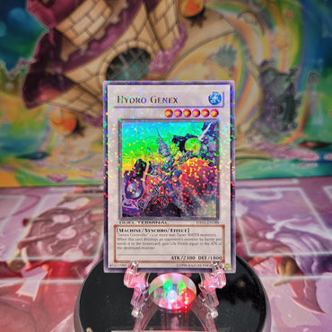 A Duel Terminal Ultra Rare "Hydro Genex" card from the Yugioh Set: Duel Terminal 1 (DT01).