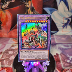 An Ultra Rare "Imperion Magnum the Superconductive Battlebot" card from the Yugioh Structure Deck: Yugi Moto (SDMY).