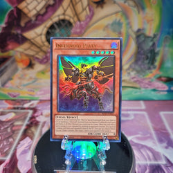 An Ultra Rare "Infernoid Piaty" card from the Yugioh Set: Battles of Legend: Terminal Revenge.