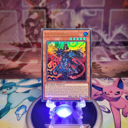 An Ultra Rare "K9-04 Noroi" card from the Yugioh Set: Doom of Dimensions (DOOD).