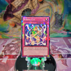 A Duel Terminal Common "Karma Cut" card from the Yugioh Set: Duel Terminal 5 (DT05).