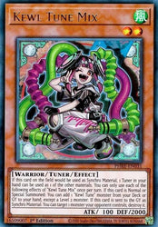 An Ultra Rare "Kewl Tune Mix" card from the Yugioh Set: Phantom Revenge (PHRE).