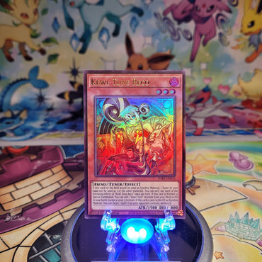 An Ultra Rare "Kewl Tune Reco" card from the Yugioh Set: Phantom Revenge (PHRE).