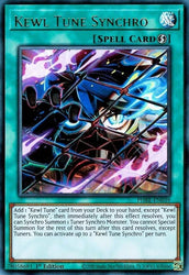 An Ultra Rare "Kewl Tune Synchro" card from the Yugioh Set: Phantom Revenge (PHRE).