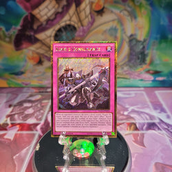 A Gold Secret Rare "King's Consonance" card from the Yugioh Set: Premium Gold: Infinite Gold.