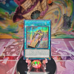 A Prismatic Secret Rare "King's Sarcophagus" card from the Yugioh 2024 Mega-Tin Mega Pack set (MP24).