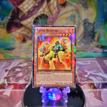 A Duel Terminal Common "Laval Blaster" card from the Yugioh Set: Duel Terminal 6 (DT06).