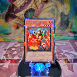 A Duel Terminal Rare "Laval Warrior" card from the Yugioh Set: Duel Terminal 5 (DT05).