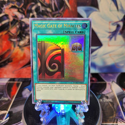 An Ultra Rare "Magic Gate of Miracles" card from the Yugioh Set: Duel Power.