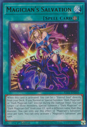 An Ultra Rare "Magician's Salvation" card from the Yugioh Set: Rarity Collection 1 (RA01).