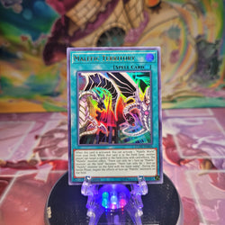 A 1st Edition Ultra Rare "Malefic Territory" card from the Yugioh Set: Duel Overload.