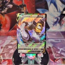 An Ultra Rare "Melmetal V" (047/078) card from the Pokemon Set: Pokemon GO.