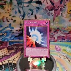 A Gold Rare "Mirror Force" card from the Yugioh Set: Premium Gold (PGLD).