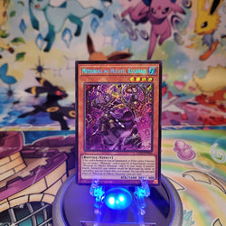 A Secret Rare "Mitsurugi No Mikoto, Kusanagi" card from the Yugioh Legendary Modern Decks (L26D).
