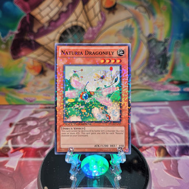 A Duel Terminal Common "Naturia Dragonfly" card from the Yugioh Set: Duel Terminal 3 (DT03).