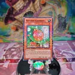 A Duel Terminal Common "Naturia Ladybug" card from the Yugioh Set: Duel Terminal 4 (DT04).