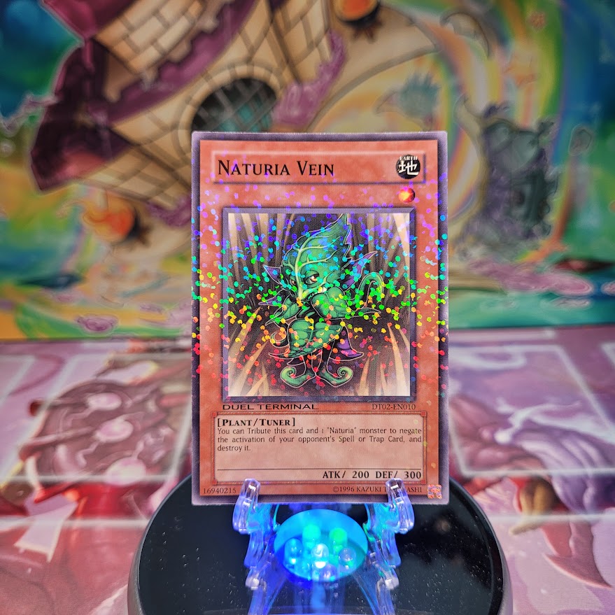 A Duel Terminal Common "Naturia Vein" card from the Yugioh Set: Duel Terminal 2 (DT02).