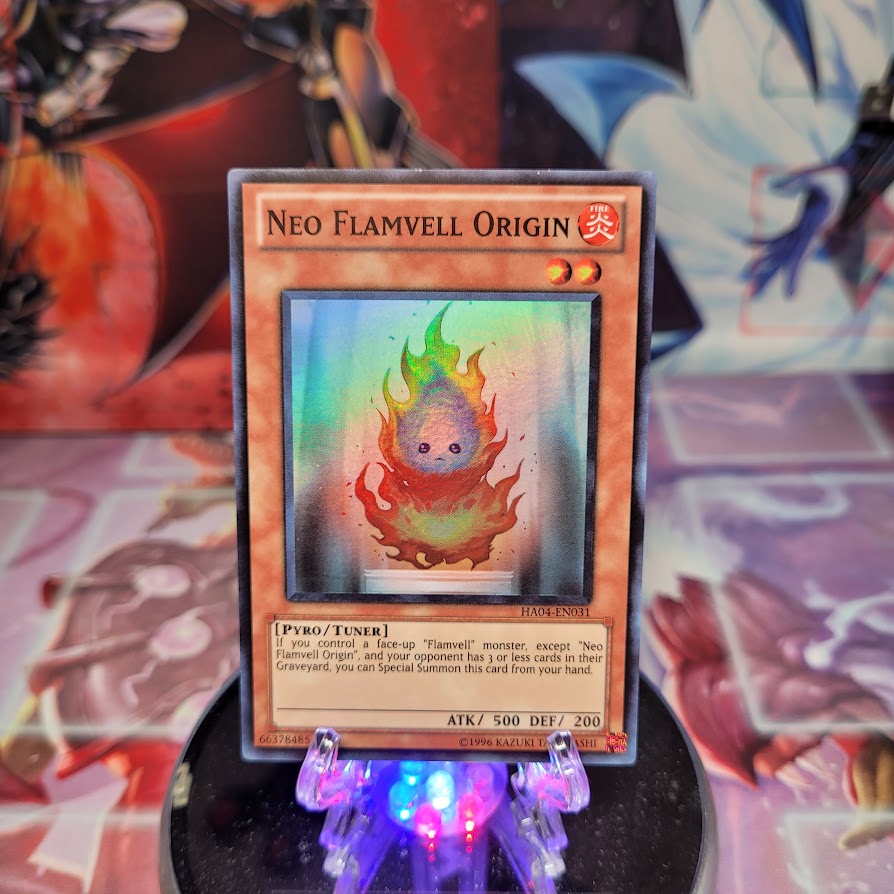 Neo Flamvell Origin [HA04-EN031] Super Rare