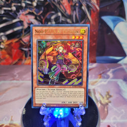 An Ultra Rare "Noh-P.U.N.K. Ze Amin" card from the Yugioh Set: Battles of Legend: Monstrous Revenge.