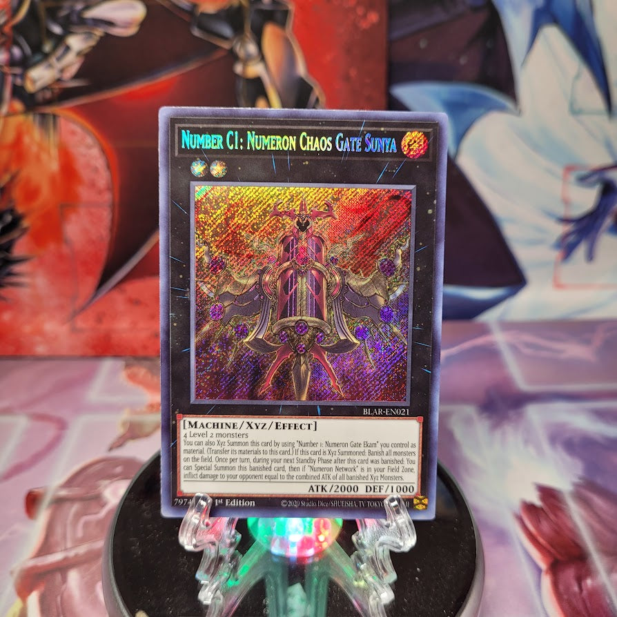 Number C1: Numeron Chaos Gate Sunya [BLAR-EN021] Secret Rare