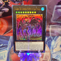 An Ultra Rare "Number C40: Gimmick Puppet of Dark Strings" card from the Yugioh Set: Legendary Duelists: Season 3.