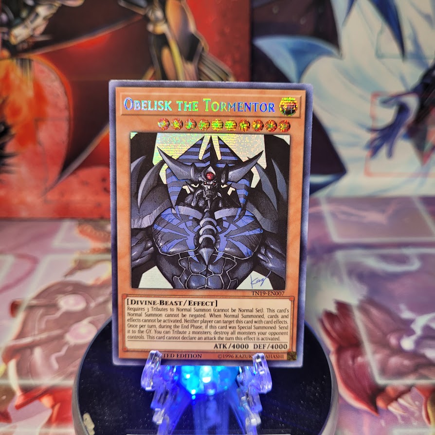 Obelisk the Tormentor [TN19-EN007] Prismatic Secret Rare