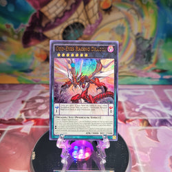 An Ultra Rare "Odd-Eyes Raging Dragon" card from the Yugioh 2017 Mega-Tins Mega Pack.