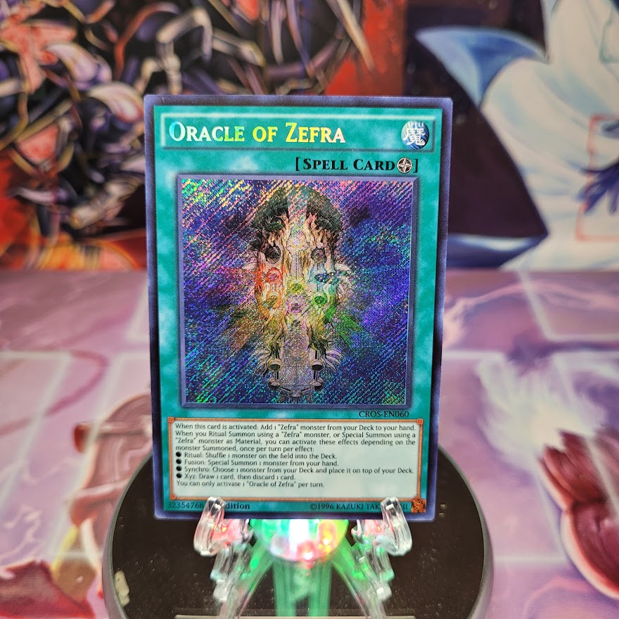 Oracle of Zefra [CROS-EN060] Secret Rare