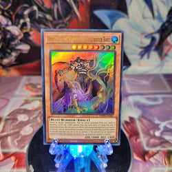 An Ultra Rare "Orphebull the Harmonious Bullfighter Bard" card from the Yugioh Set: Photon Hypernova.