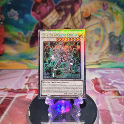 A Quarter Century Secret Rare "Psy-Framelord Omega" card from the Yugioh Set: Rarity Collection 2 (RA02).
