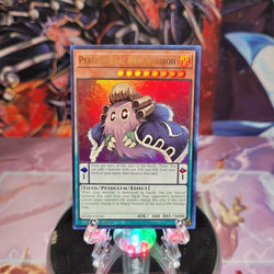 An Ultra Rare "Performapal Barokuriboh" card from the Yugioh Set: Battles of Legend: Monstrous Revenge.