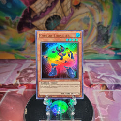 An Ultra Rare "Photon Thrasher" card from the Yugioh Set: Ghosts From the Past.