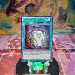 An Ultra Rare "Pot of Duality" card from the Yugioh Set: Duelist Saga (DUSA).