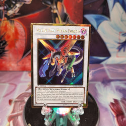 A Gold Secret Rare "Power Tool Mecha Dragon" card from the Yugioh Set: Premium Gold.