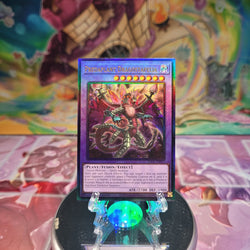  A Prismatic Ultimate Rare "Predaplant Dragostapelia" card from the Yugioh Set: Rarity Collection 1 (RA01).