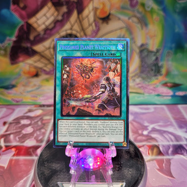 A Prismatic Collector's Rare "Pressured Planet Wraitsoth" card from the Yugioh Set: Rarity Collection 2 (RA02).