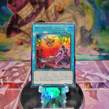 An Ultra Rare "Pressured Planet Wraitsoth" card from the Yugioh Set: Rarity Collection 2 (RA02).