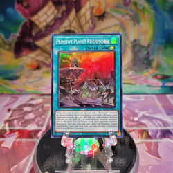 A Super Rare "Primitive Planet Reichphobia" card from the Yugioh Set: Rarity Collection 2 (RA02).