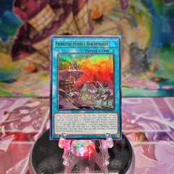 An Ultra Rare "Primitive Planet Reichphobia" card from the Yugioh Set: Rarity Collection 2 (RA02).