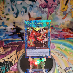 A Starlight Rare "Promethean Princess, Bestower of Flames" card from the Yugioh Set: Rarity Collection 5 (RA05).