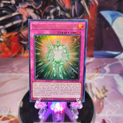 An Ultra Rare "Protection of the Elements" card from the Yugioh Set: Battles of Legend: Monstrous Revenge.