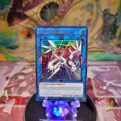 An Ultra Rare "Proxy Dragon" card from the Yugioh 2018 Mega-Tins set.