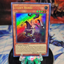  An Ultra Rare "Proxy Horse" card from the Yugioh Set: Ghosts From the Past: The 2nd Haunting (GFP2).