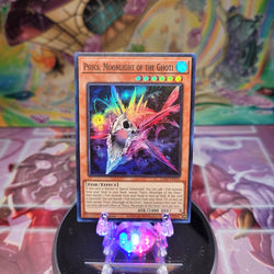 A Super Rare "Psiics, Moonlight of the Ghoti" card from the Yugioh Set: Phantom Nightmare.