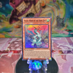 A Super Rare "Pulao, Wind of the Yang Zing" card from the Yugioh Set: Duelist Alliance.