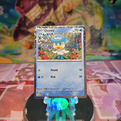 A Mcdonald's Scarlet & Violet "Quaxly" (003/015) Promo Card.